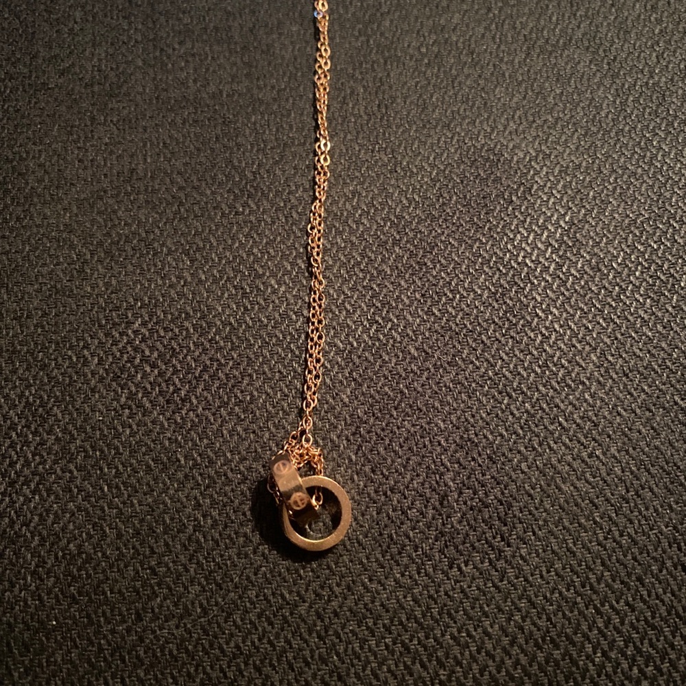 Cartier Necklace With 2 Rings - Picture 2 of 5